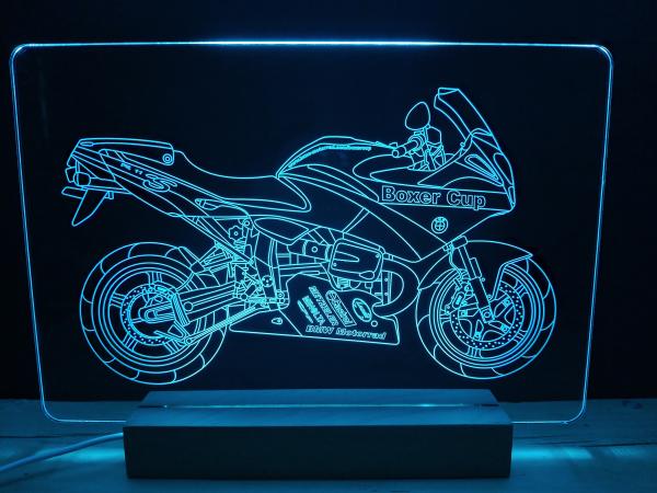 BMW R1100 S Boxer Cup LED Schild